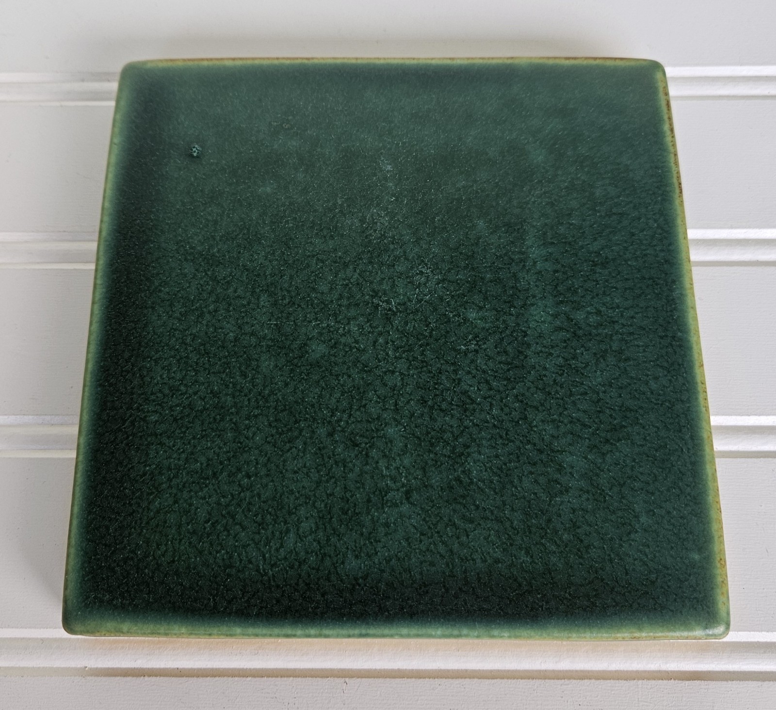 Vintage Motawi Tileworks Tile Laurel Green Ann Arbor Michigan 6×6 F99