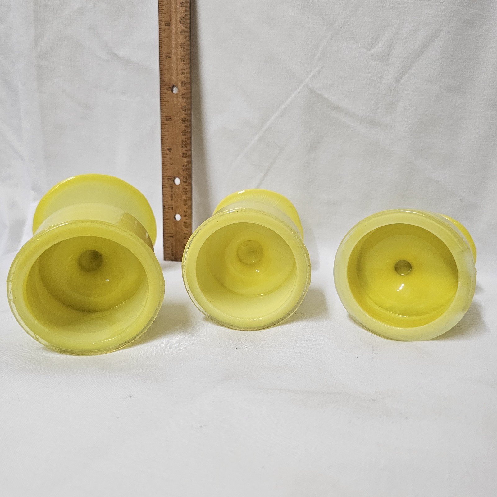 Viking Glass Dandelion Mosser Glass Set Of 3 On Font. T-173