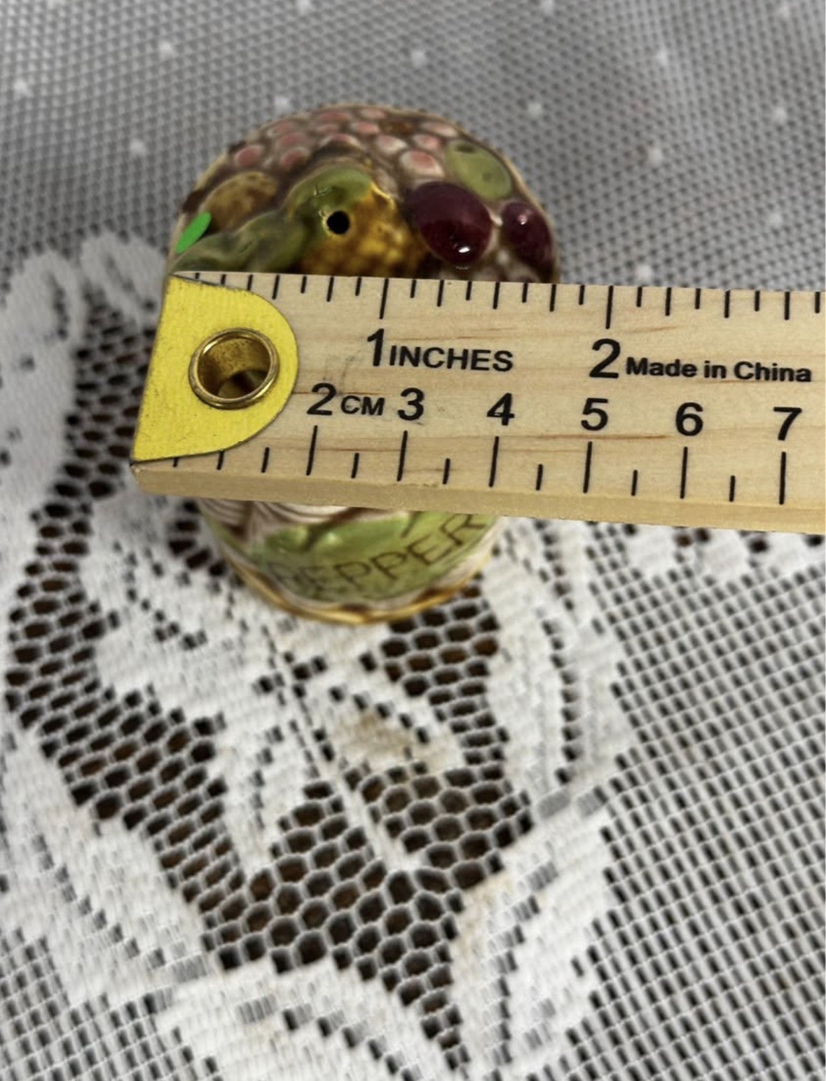 Vintage Tilso Japan Ceramic Basketweave Salt, Pepper, and Grease Jar Set