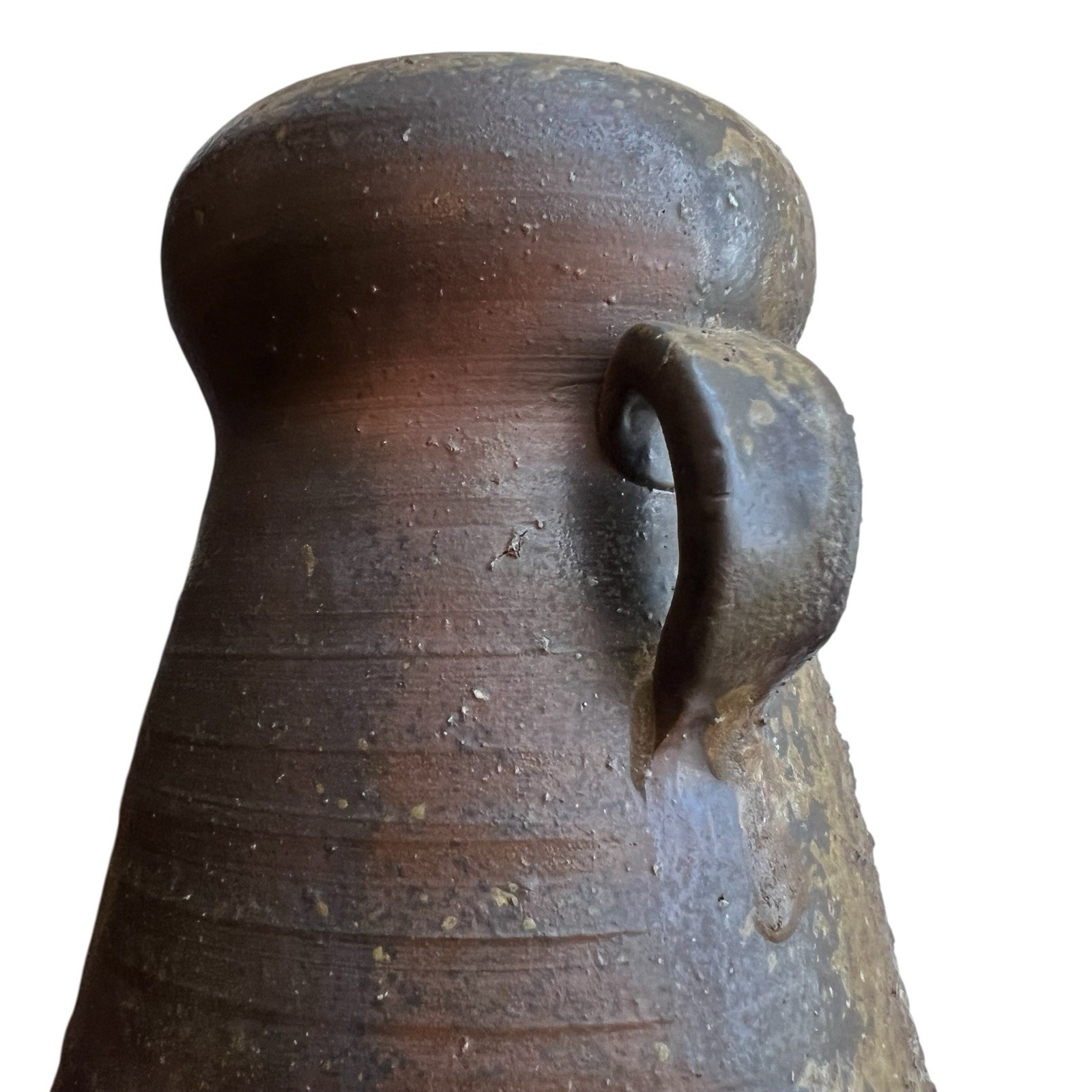 Bizen Yaki Vase by Yoneda Hōsei Japanese Pottery Flower Vase Yakishime Signed