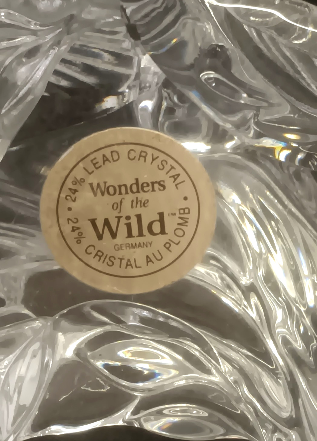 Crystal Jaguar #899 “Wonders of the Wild” 5.25″T x 6.5″L, 24% Lead Crystal (A)