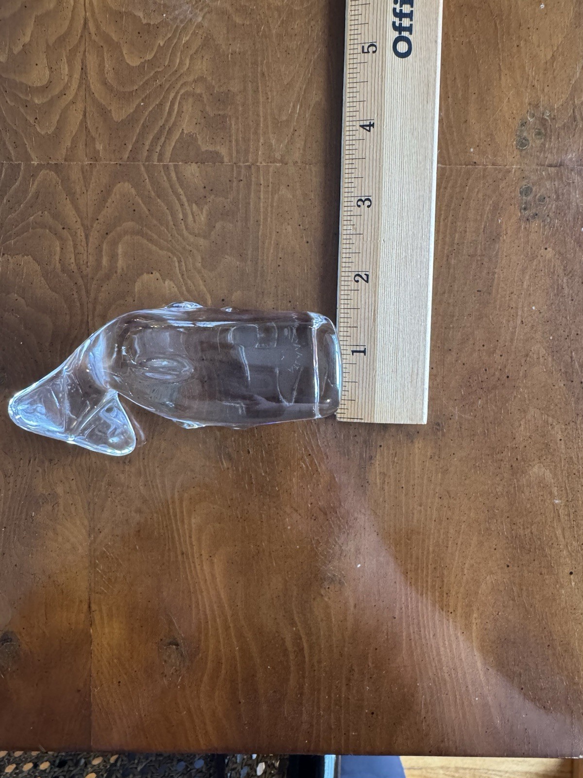 Atlantis Crystal Glass Whale Figurine Decorative Wildlife Sculpture