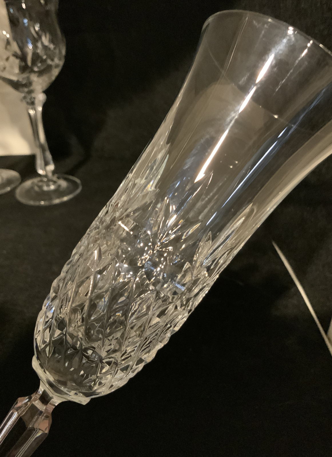 Mikasa Crystal Chatsworth Champagne Flute Glass Perfect