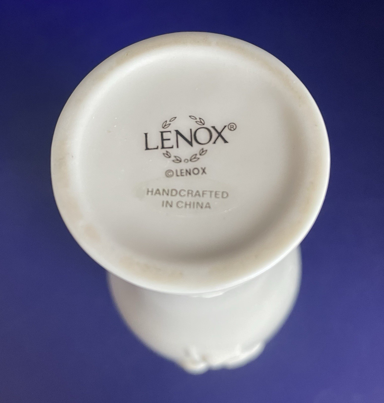Vintage Lenox Lily of the Valley Porcelain Bud Vase 5 1/2”