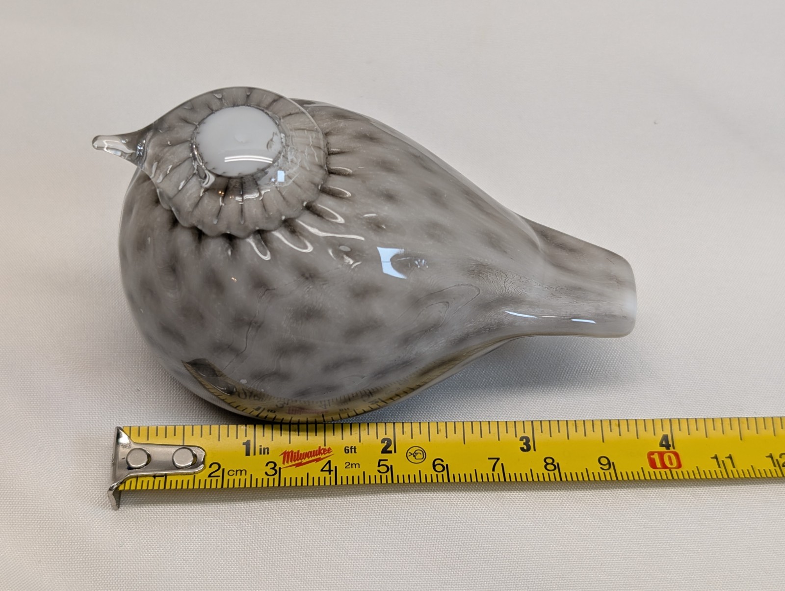 Iittala Oiva Toikka Tilda Art Glass Bird Figurine w/ Box Finland