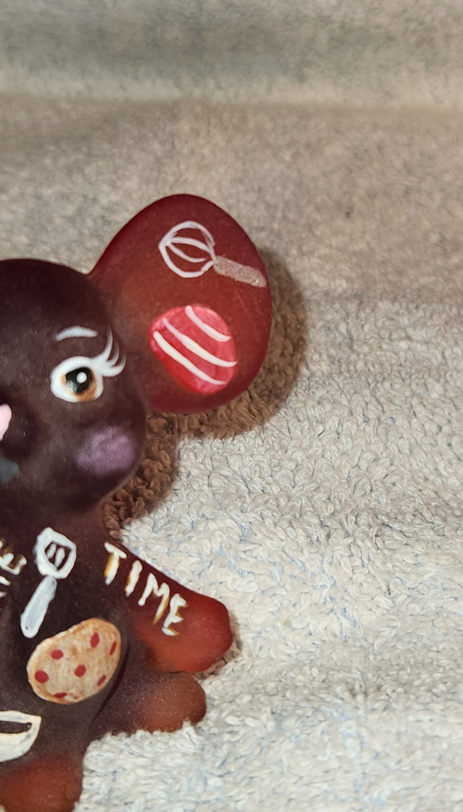 Fenton OOAK Cookie Time Mouse Figurine M. Caplinger 2025
