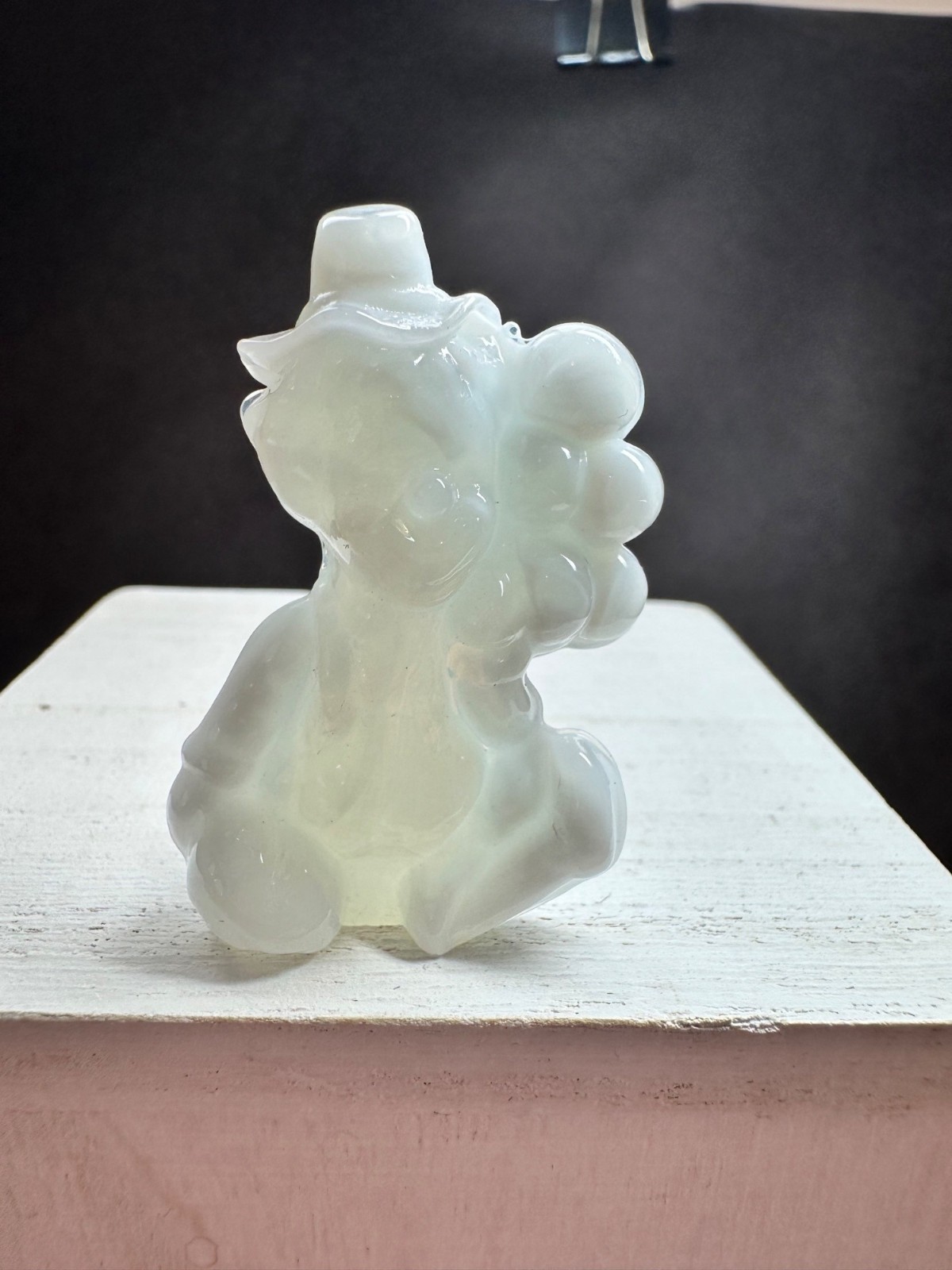 Mosser Glass Pee Wee Clown Alphabet Letter C