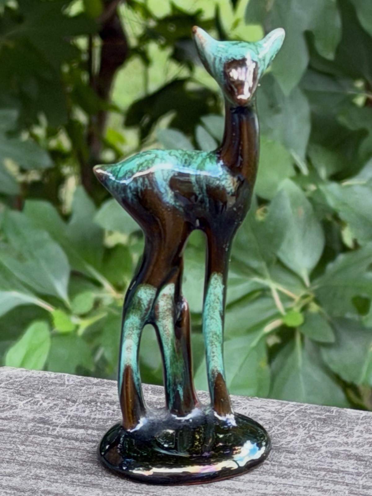 Blue mountain pottery deer figure 5.5″ tall