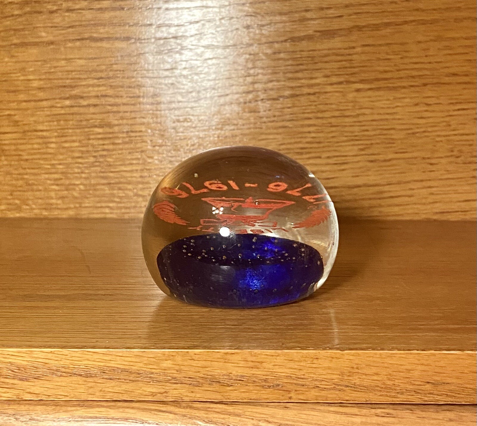 Vintage Paperweight Liberty Bell 1776-1976 3.5”