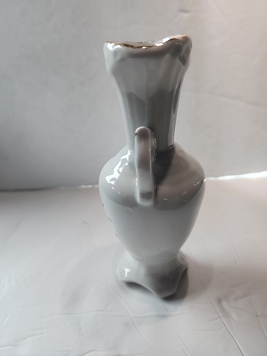 Cyprus Vase 6.5 Inches Tall 2.5 Wide Opening 2 Inches Vintage Dupe Greece Greek