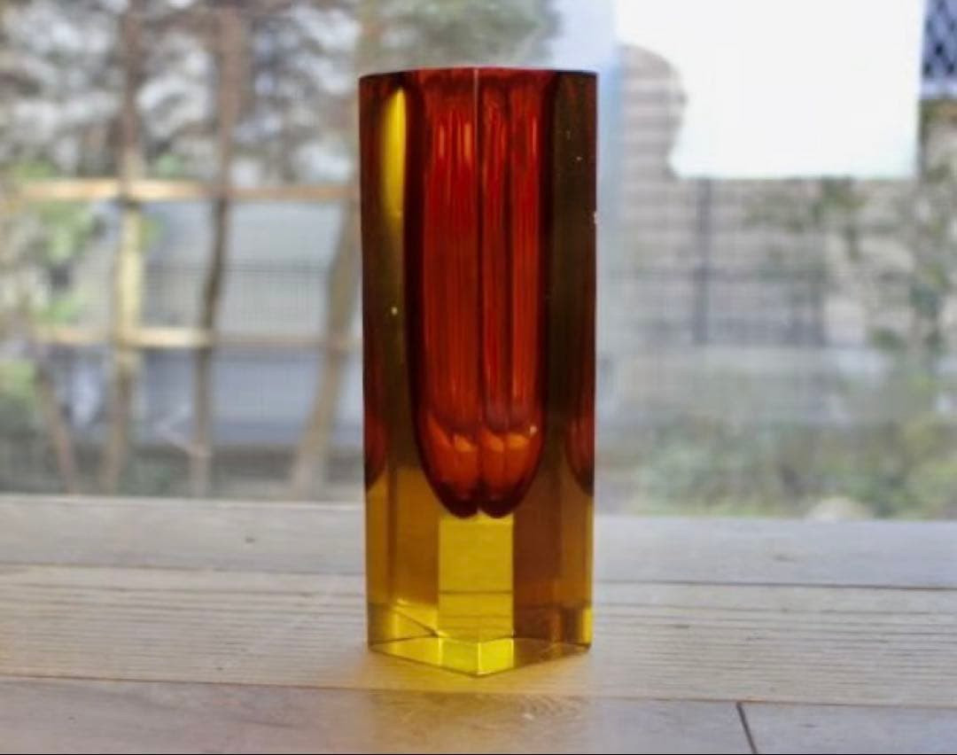Murano Vintage Venetian Art Glass Flower Vase 7.5 cm (3.0 in)