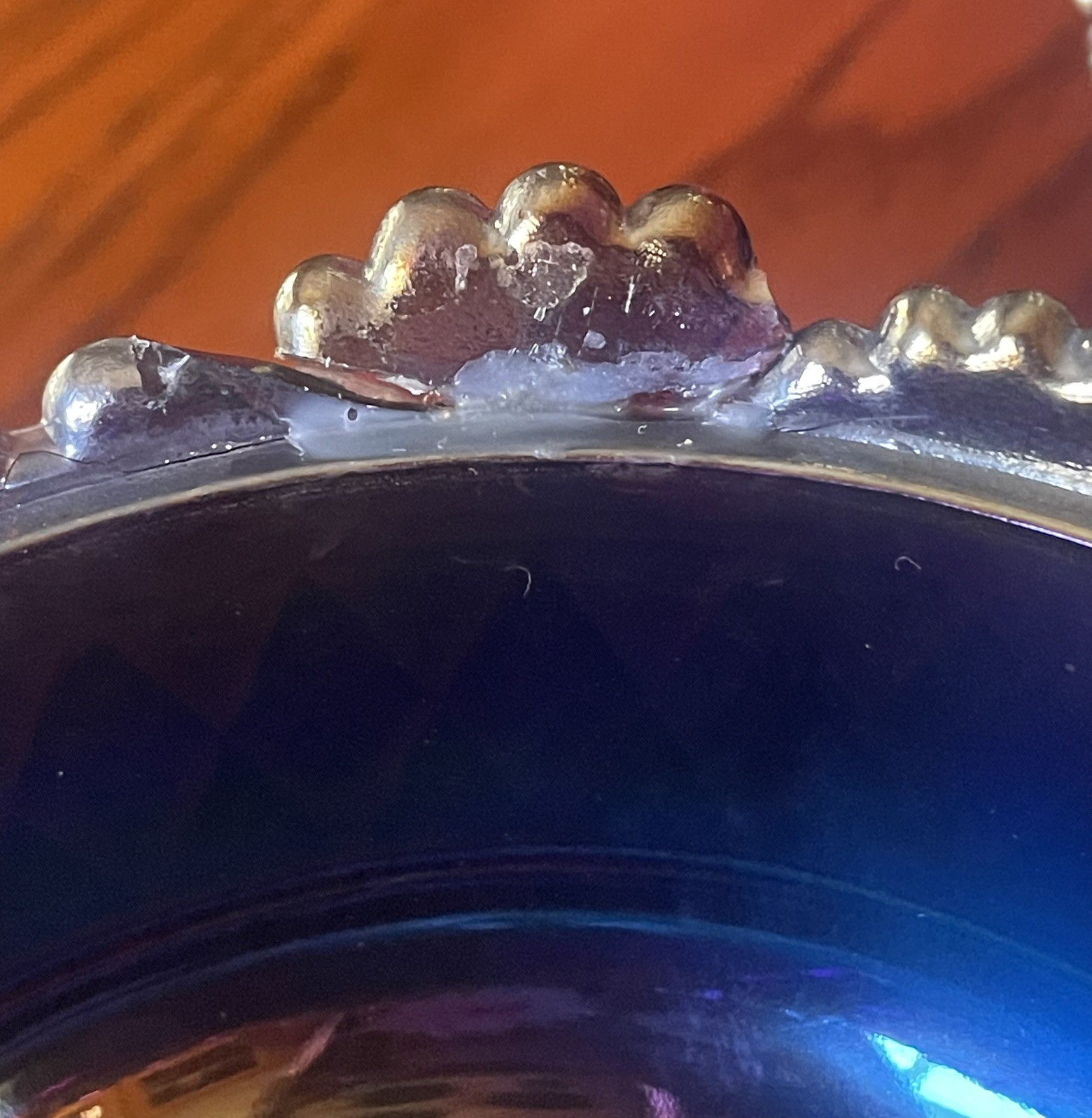 Vintage Fenton Pagoda Covered Candy Dish Amethyst Carnival
