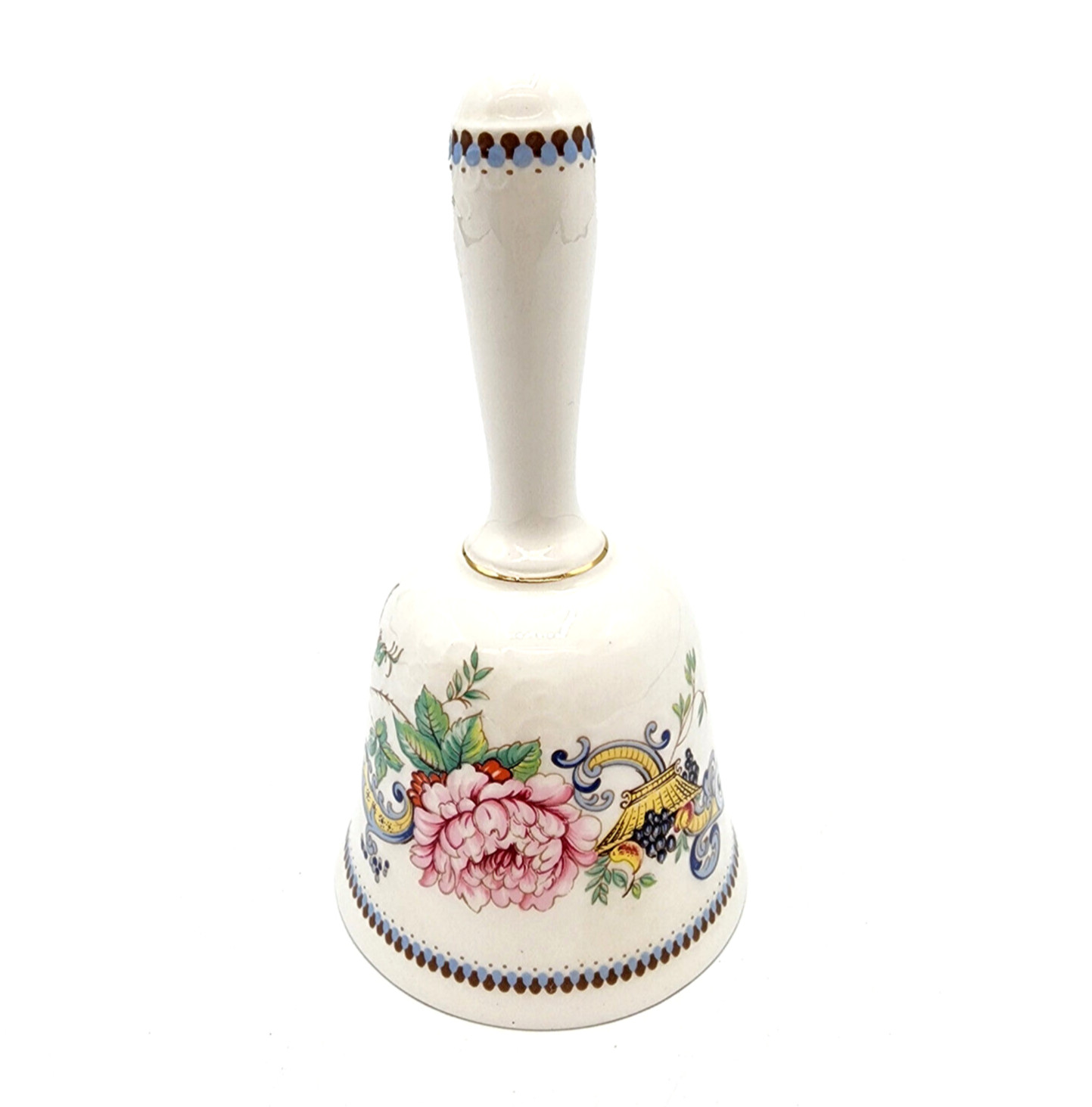 Vintage Small Crown Staffordshire England Chelsea Manor Bell Fine Bone China