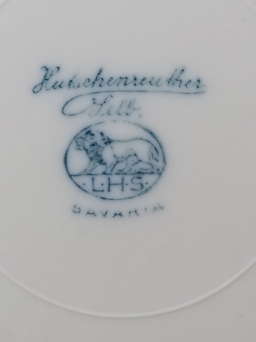Pickard Hutschenreuther Hand Painted 9.25″ Handled Art Deco Cake Plate Germany