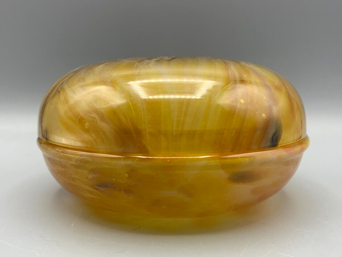 FRENCH GLASS BOX ST LOUIS ART VERRIER BOWL VASE NOUVEAU DECO PAUL NICOLAS GALLE