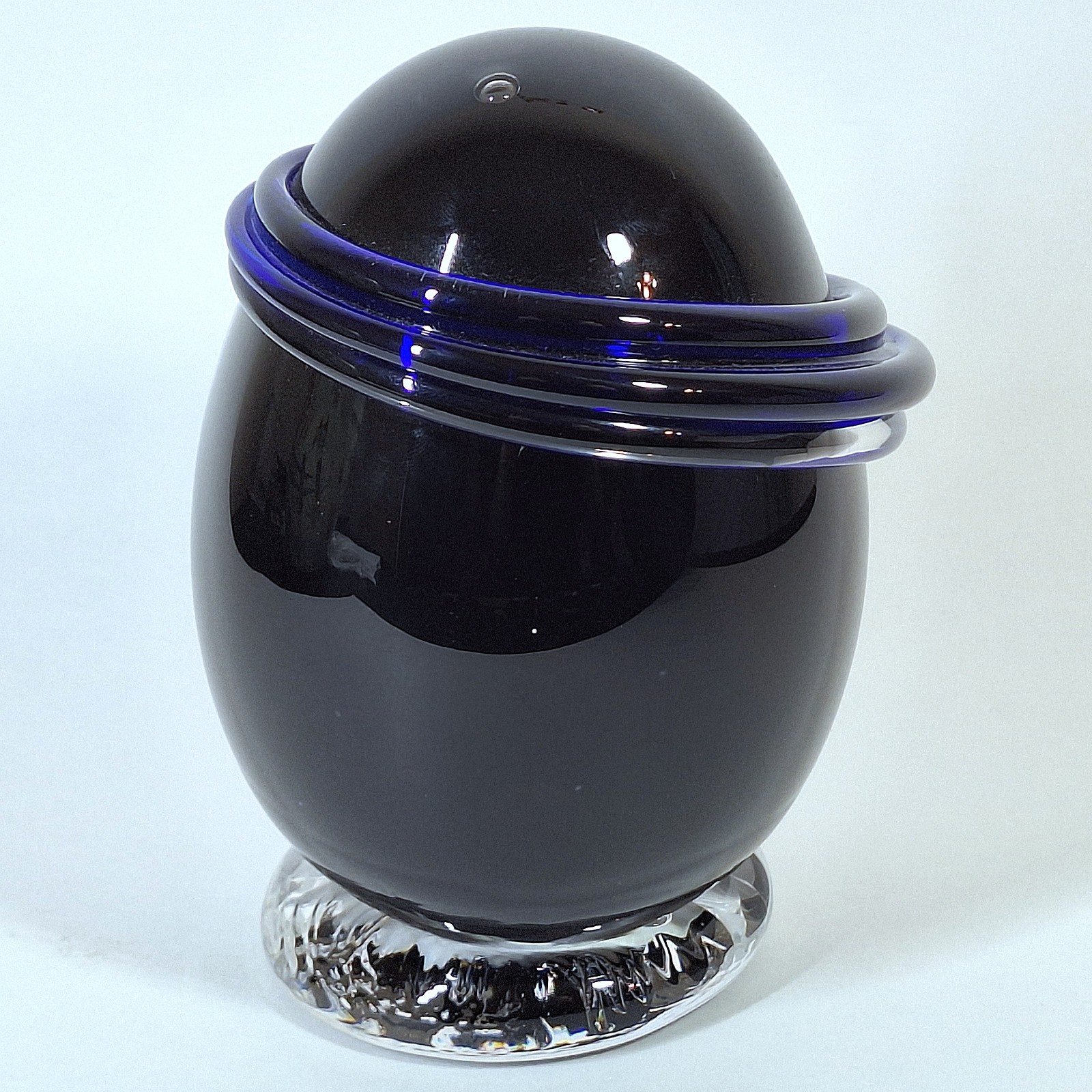 Joe Hobbs Handblown Art Glass Penguin Cute Animal Figure 5.5″ FREE SHIPPING