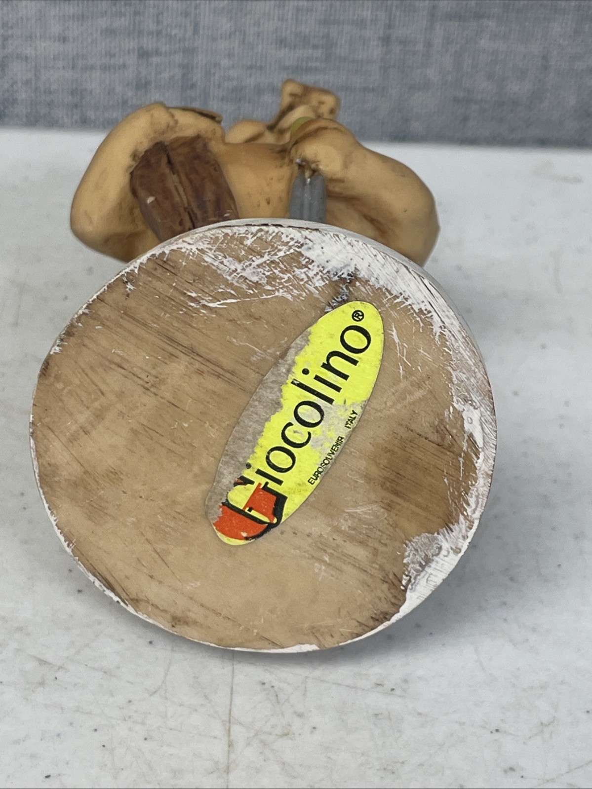 Vintage Pig Figure Standing Snowboard Theme Giocolino Euro souvenir 5” Italy