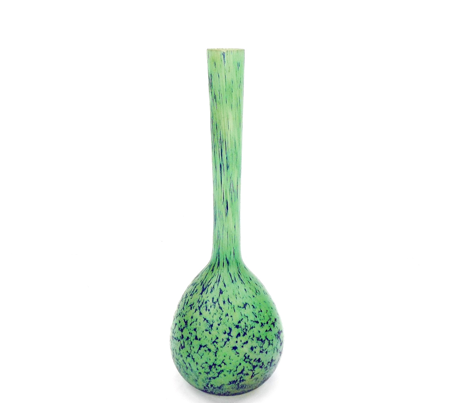 Excellent Andre Delatte French Berluze Soliflore Pate de Verre Vase