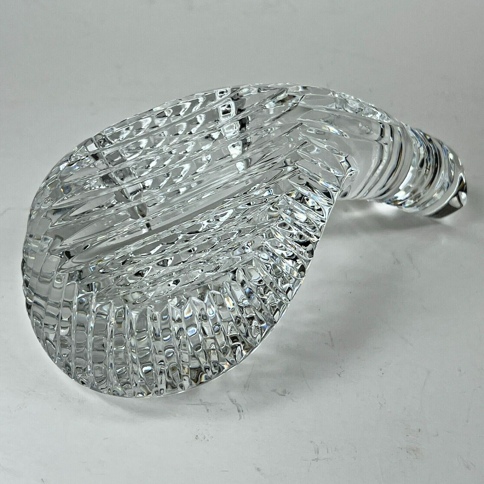 Waterford Golf Club Driver Head Clear Cut Crystal Paperweight Home Decor
