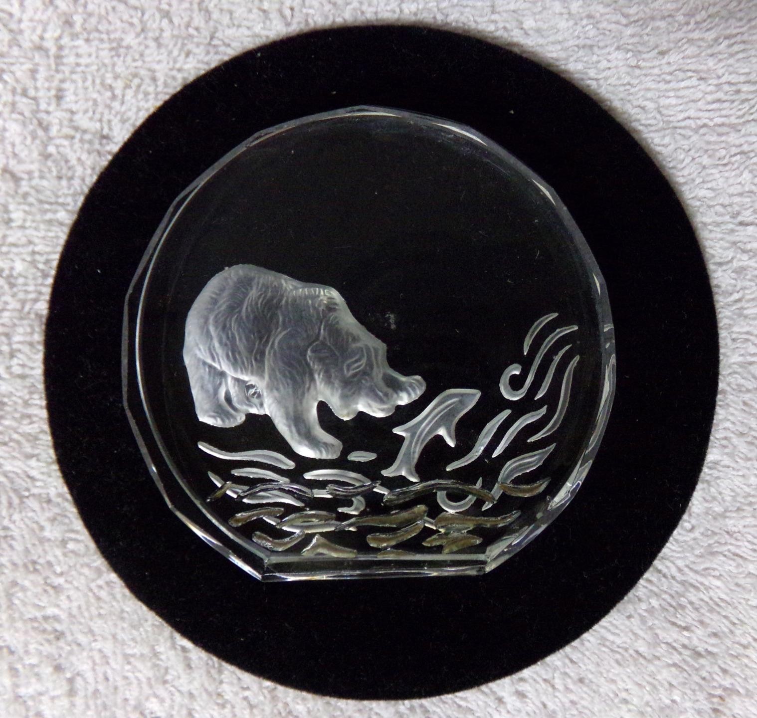 Danbury Mint Wildlife Crystals Lion Panther Bear Koala Paperweight Lot 4