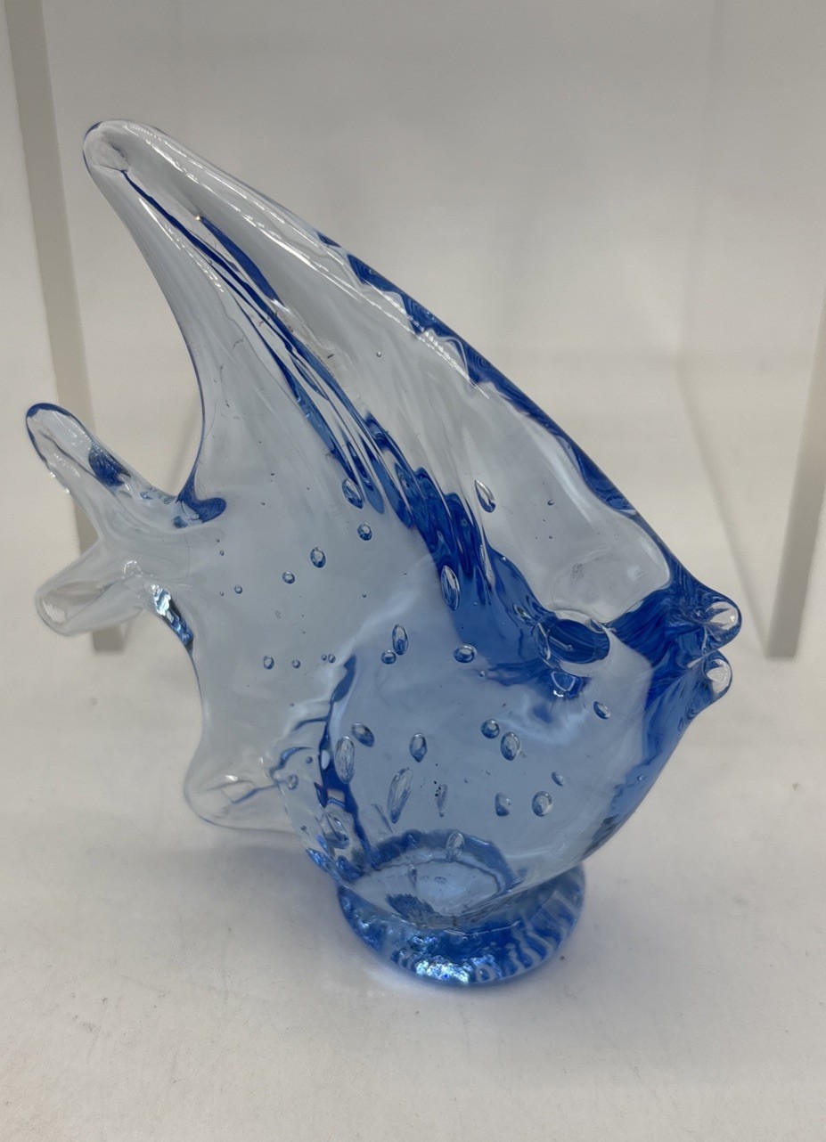 United States Commemorative Fine Arts Gallery Elephant, Fish, Penguin, Cat Glass
