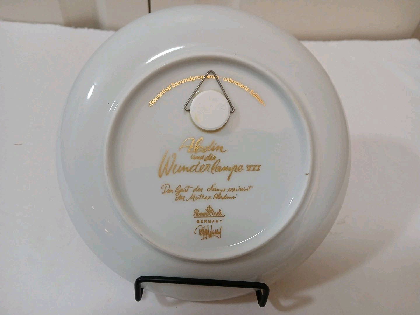 Rosenthal Studio Aladdin & The Miracle Lamp Plate #7 Bjorn Wiinblad 6.5″ Germany