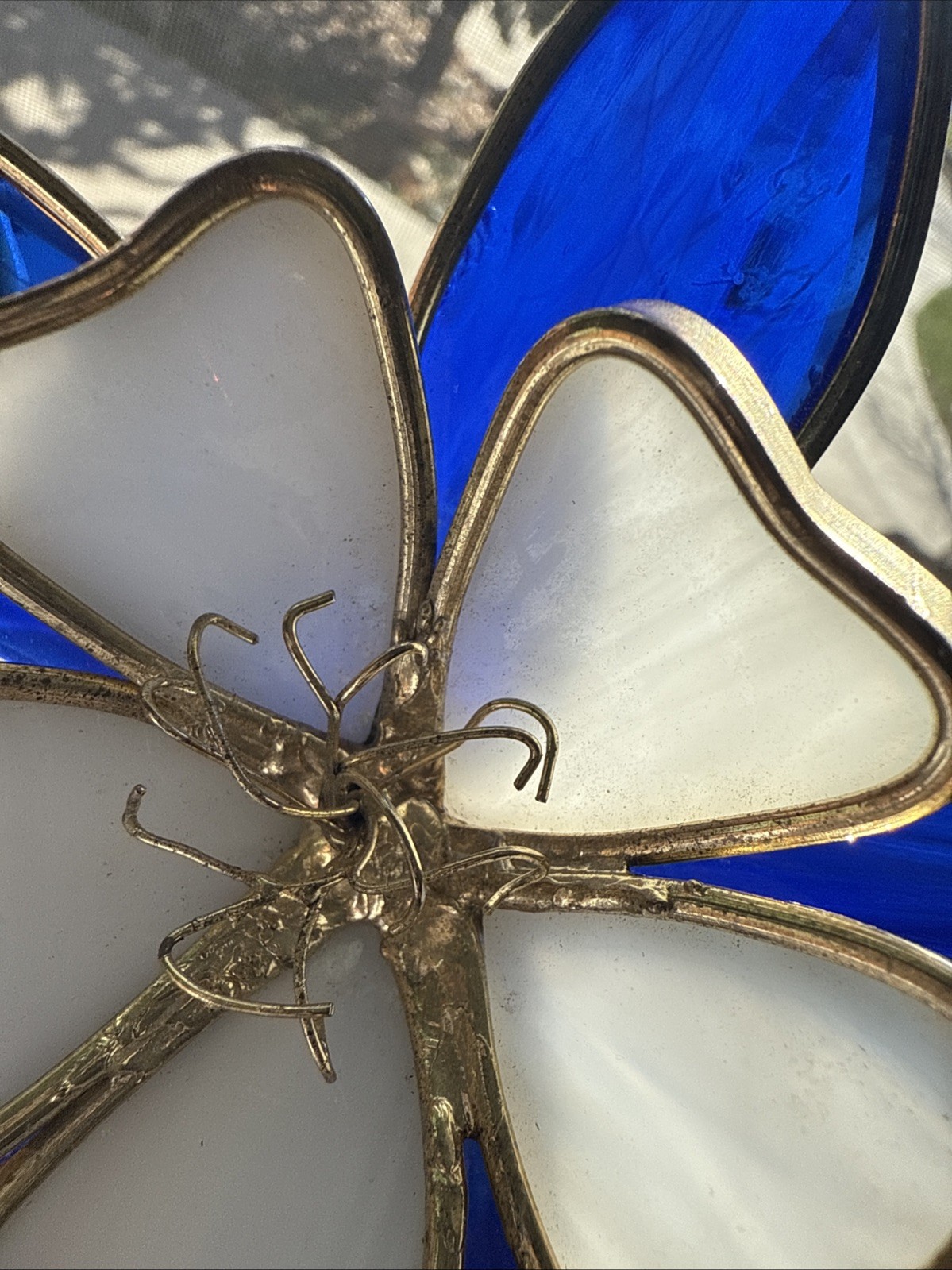 Hand Crafted Glass Columbine Flower