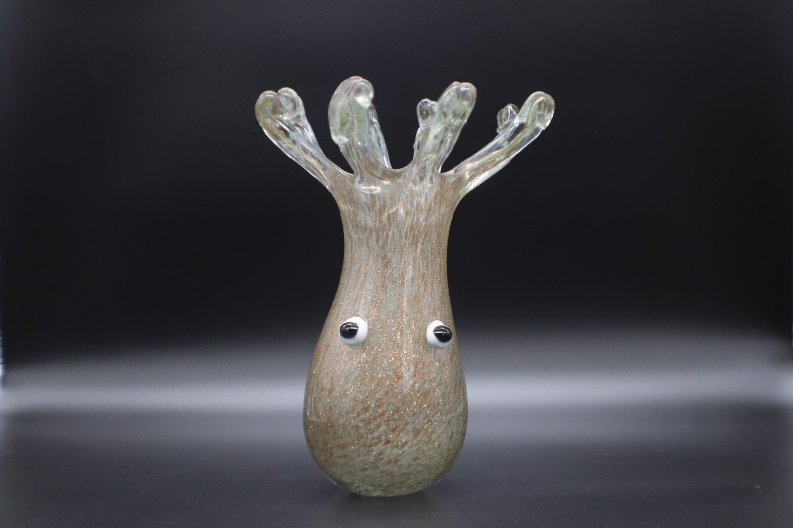 Hand Blown Art Glass 9″ Octopus Paperweight Figurine Murano Style