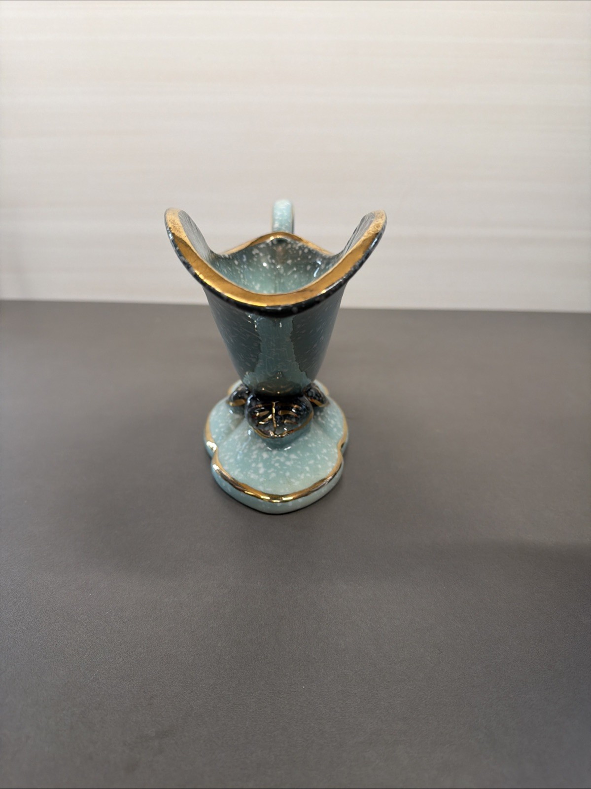 Vintage Hull Pottery Robins Egg Blue Planter Vase Gb3