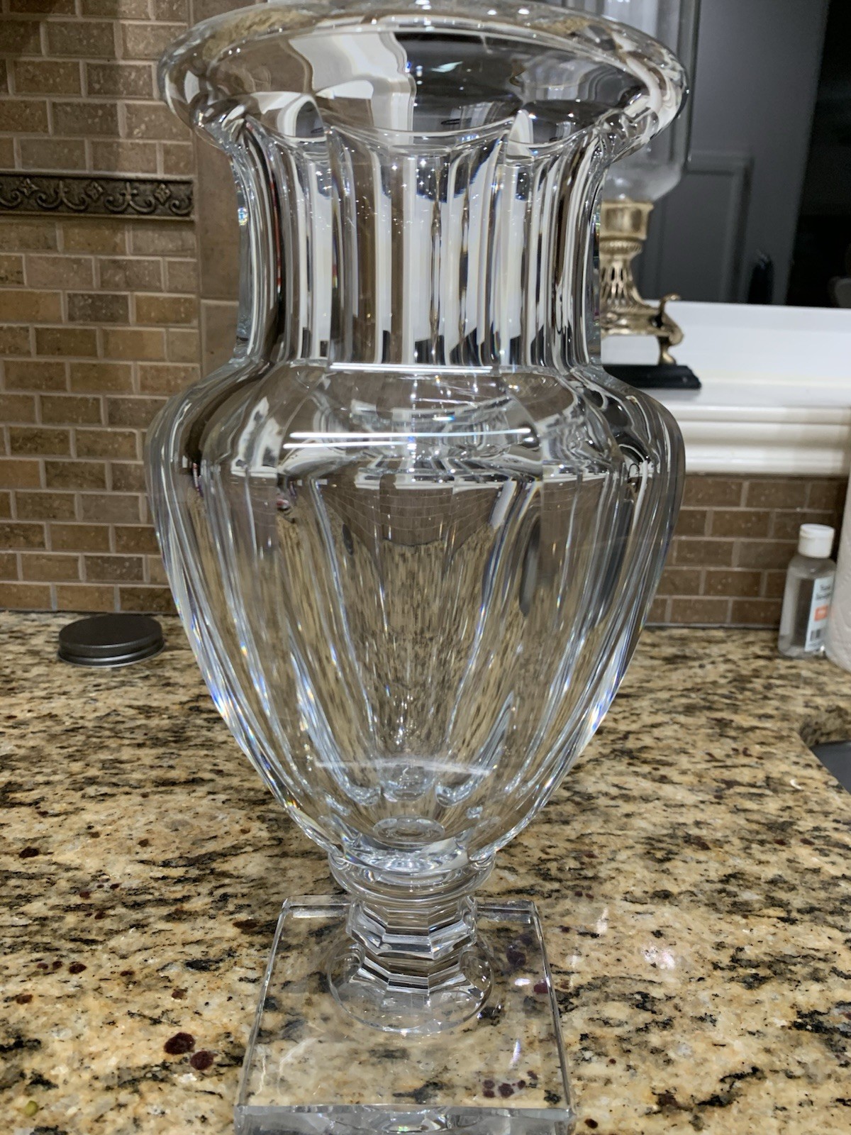 BACCARAT Musee Des Cristalleries Repro 1821-1840 12″ Tall Vase Urn (Nicked)