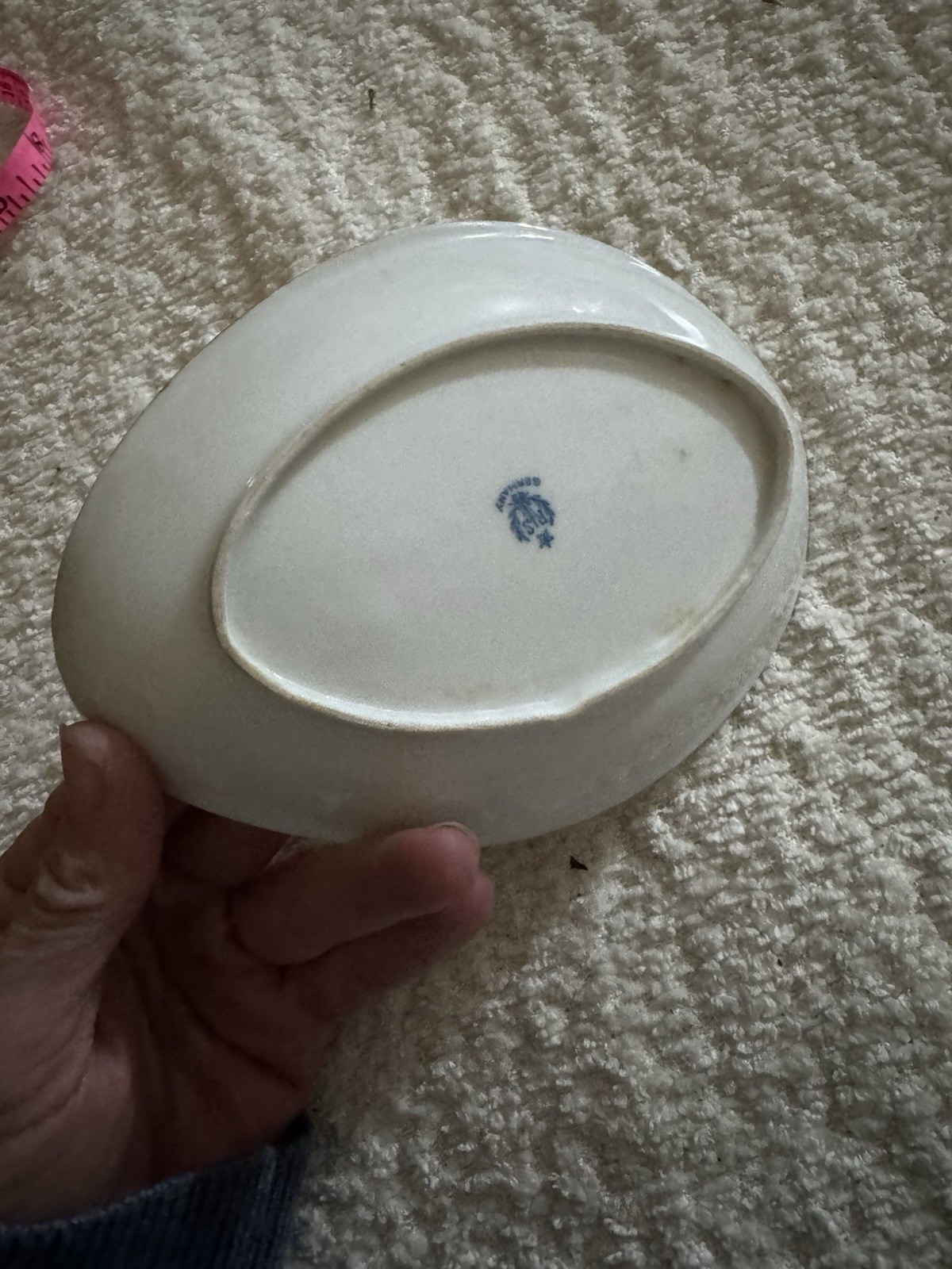 Reinhold Schlegelmilch RS Germany Art Deco Gold Trim Nappy Trinket Serving Dish