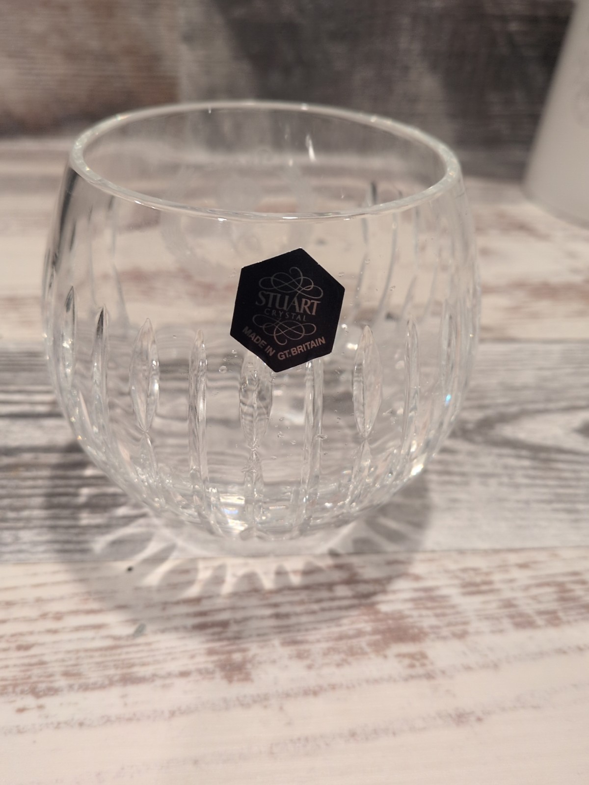Princess Diana Commemorative Crystal Bowl Votive Holder By Stuart Crystal