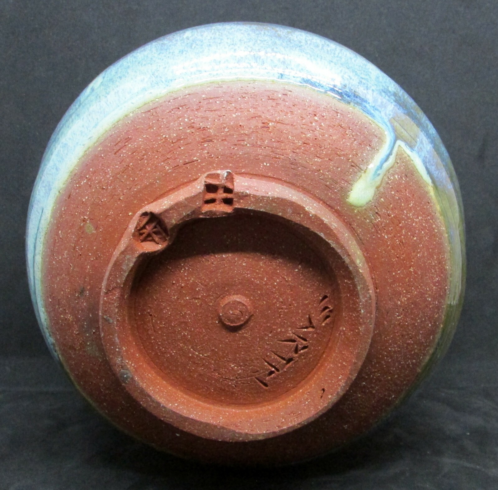 Jay Strommen Heavy Rotund Vessel Cinctured at the Neck w/ Angled Collar