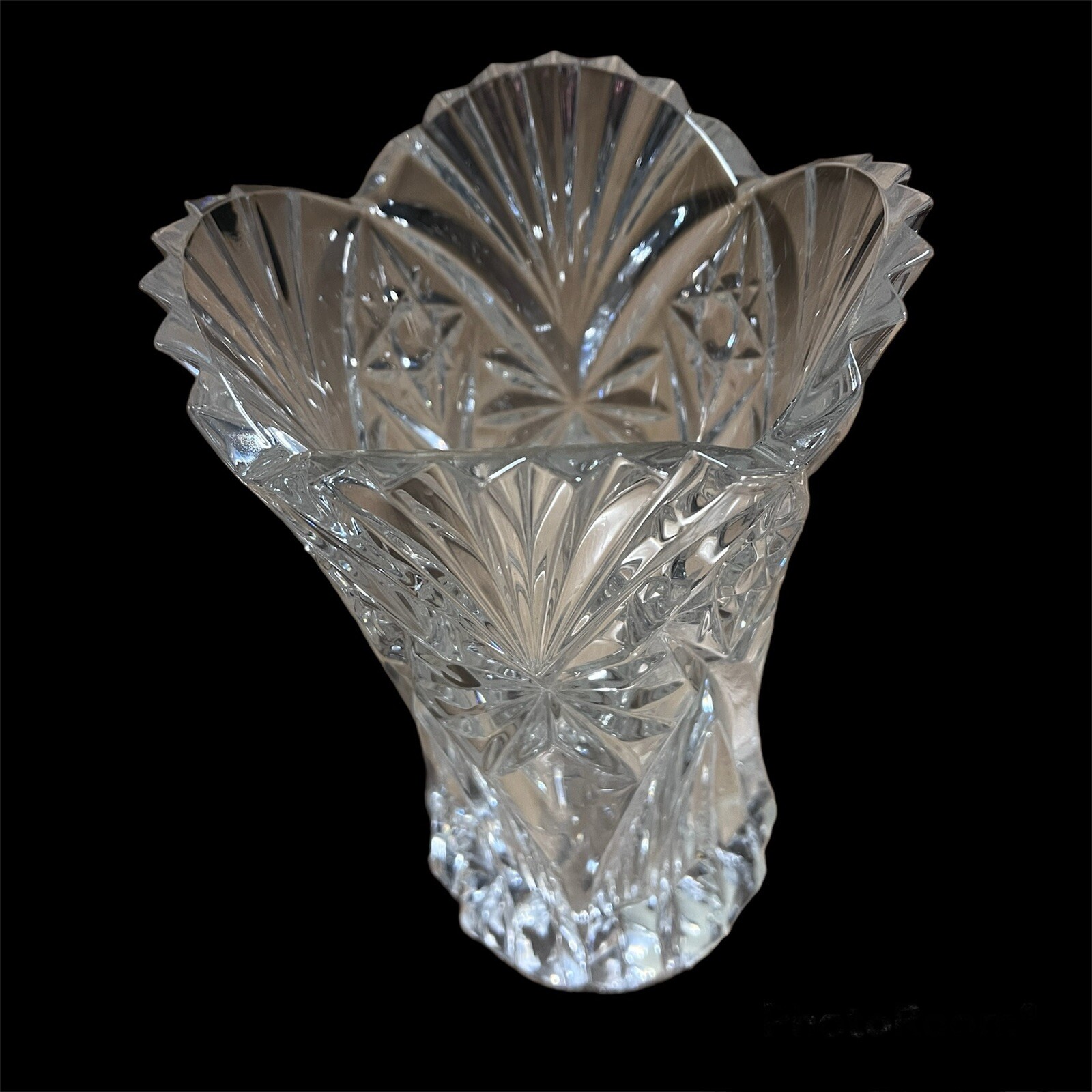 Vtg Crystal 8 3/4” J.G. Durand Vincennes 24% Lead Cristal Vase Made in France