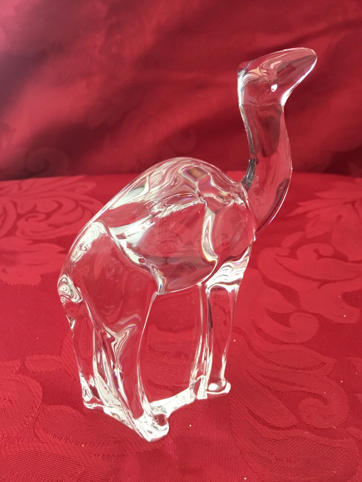FLAWLESS Stunning BACCARAT France Glass Crystal CAMEL Figurine LOET NOAH’S ARK