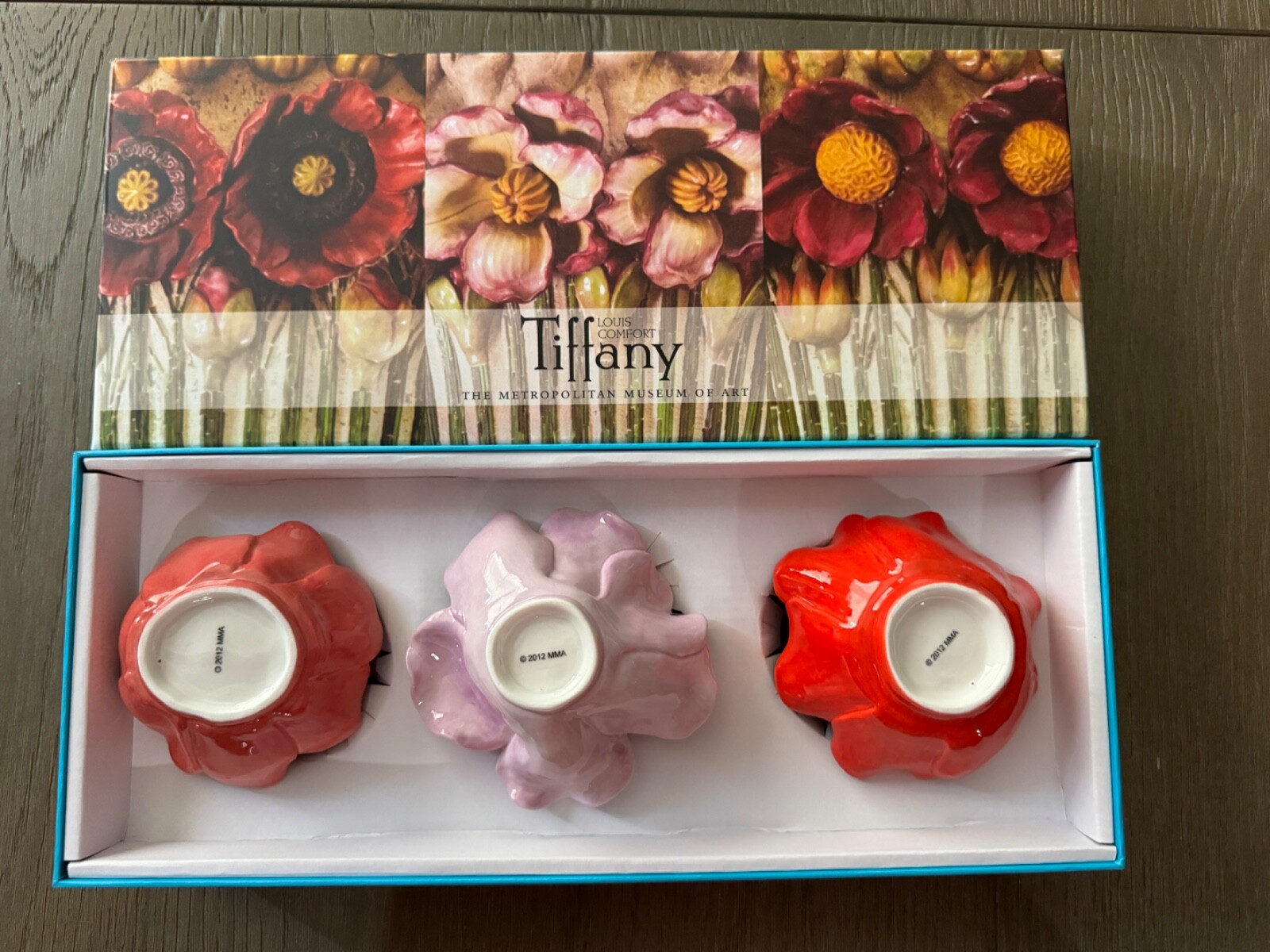 Metropolitan Museum of Art MMA Tiffany Logia Floral Bowls Louis Comfort NIB