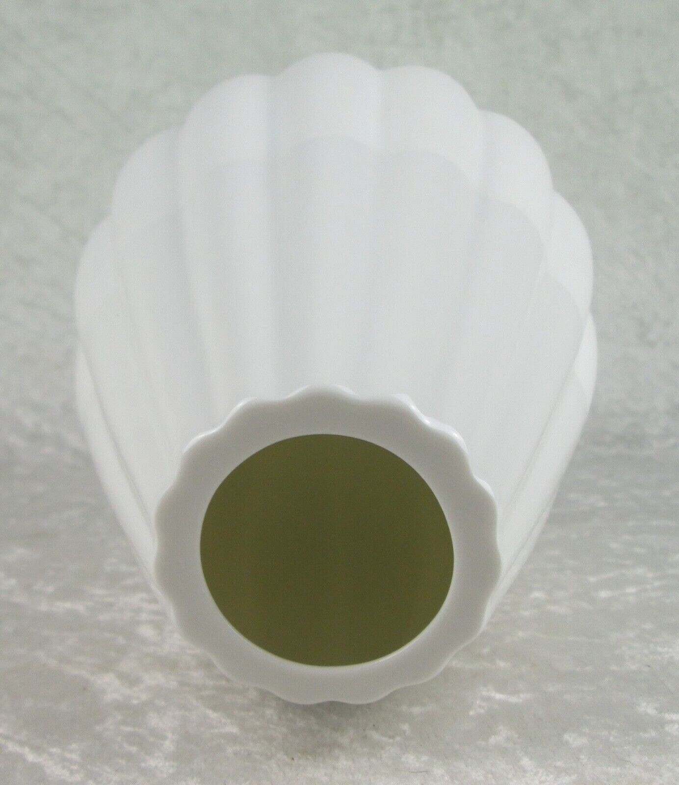 Royal Copenhagen Porcelain Vase Ribbed Tapered 12 inches Tall Mid Century Modern