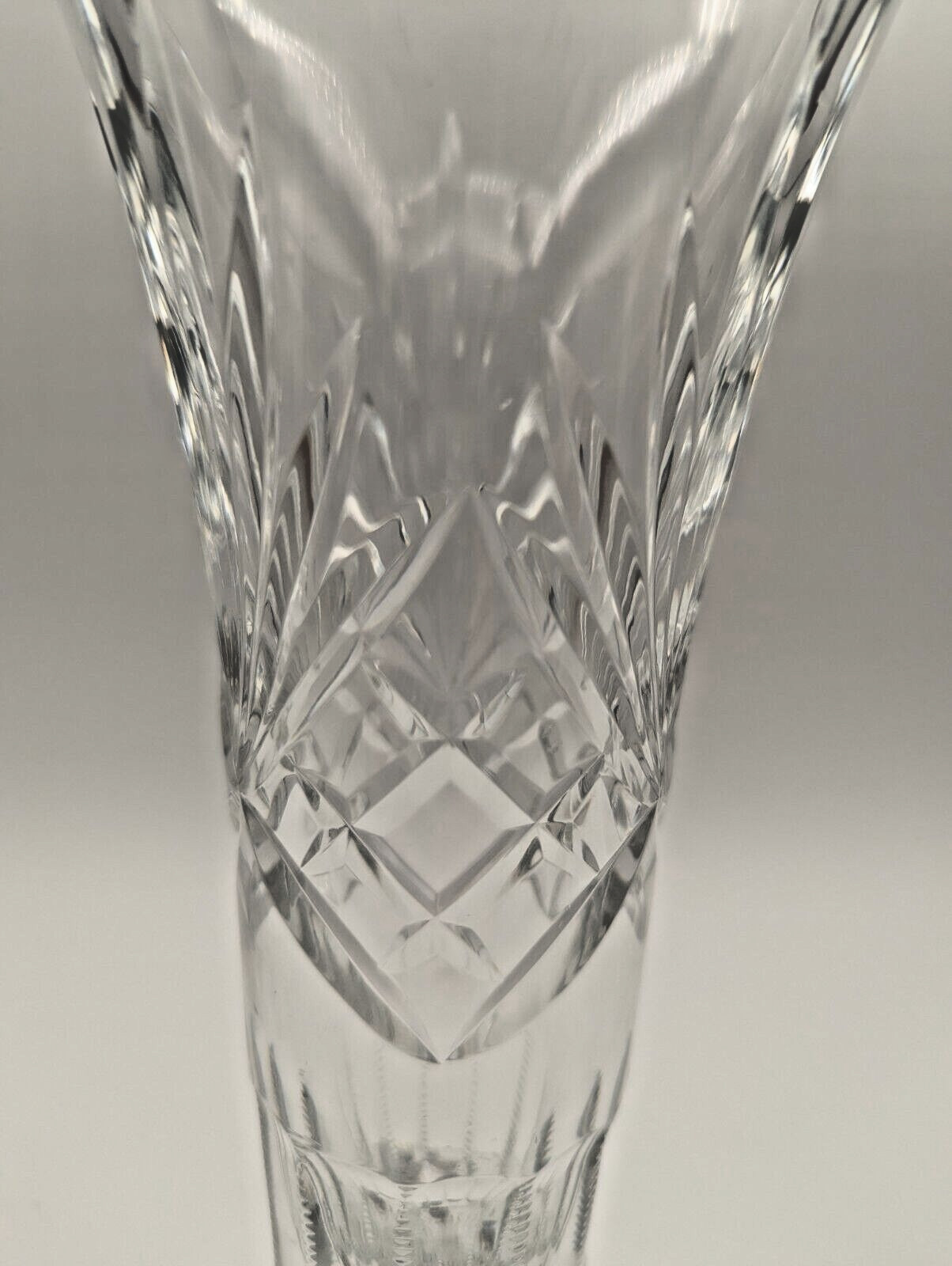 Rogaska Richmond Flower Vase Full Lead Crystal Hand Made in Yugoslavia