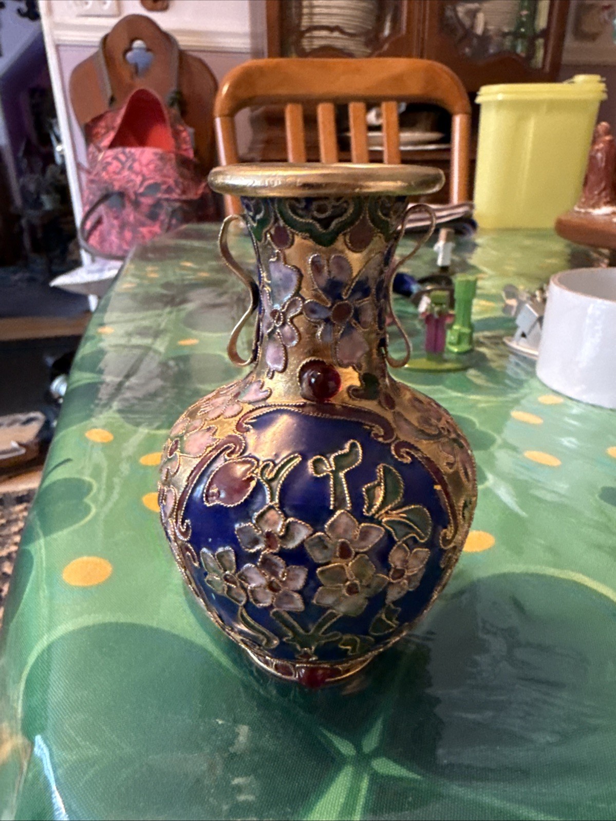 Vintage Bade Cloisonné Jewelled