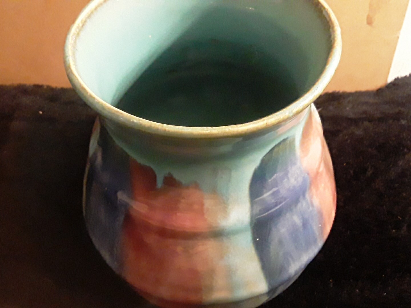 vintage hull pottery vase 1920s 6 1/2 Inches Tall