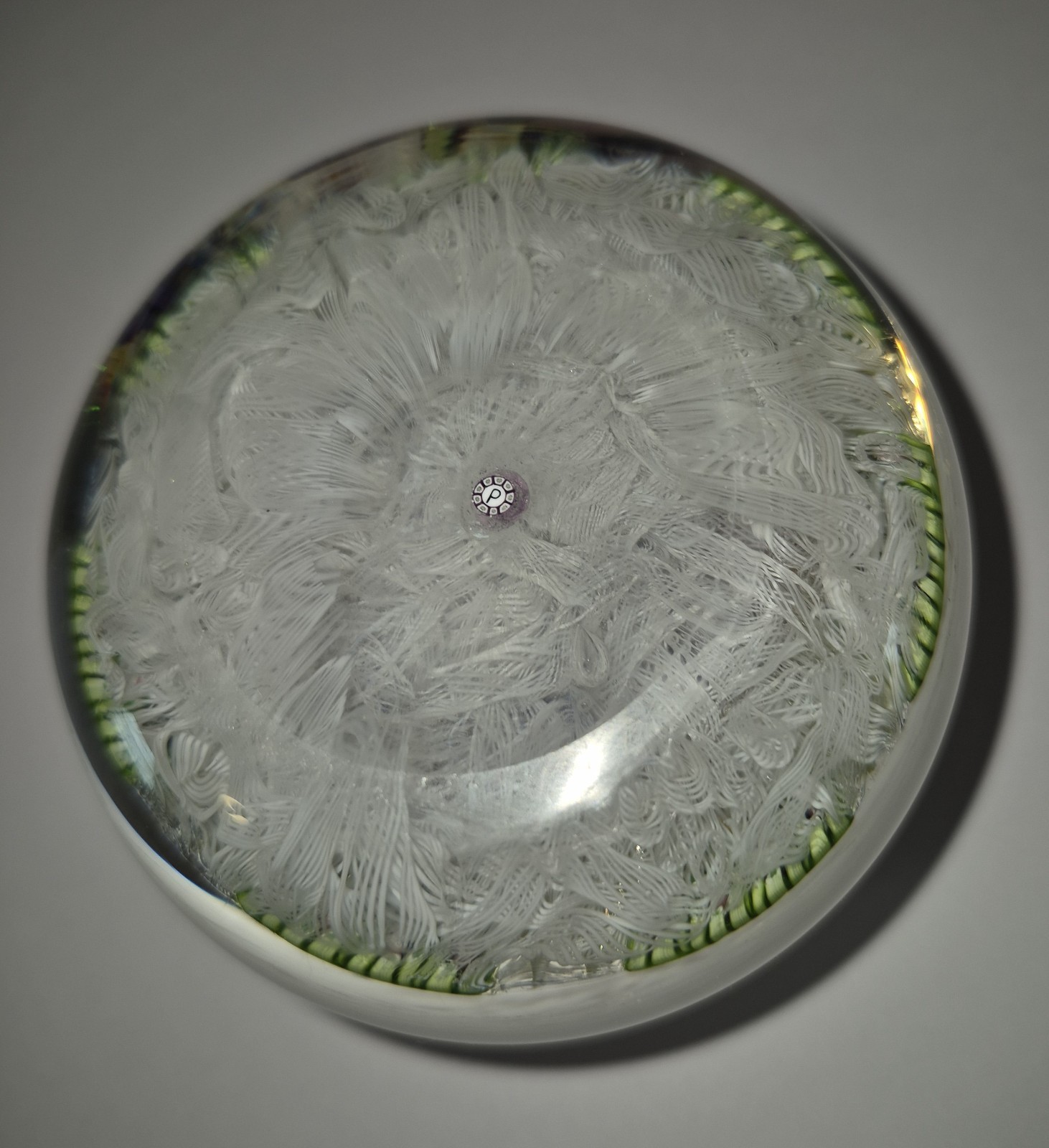 Perthshire PP56 Locomotive/Train Millefiori Art Glass Paperweight 1651