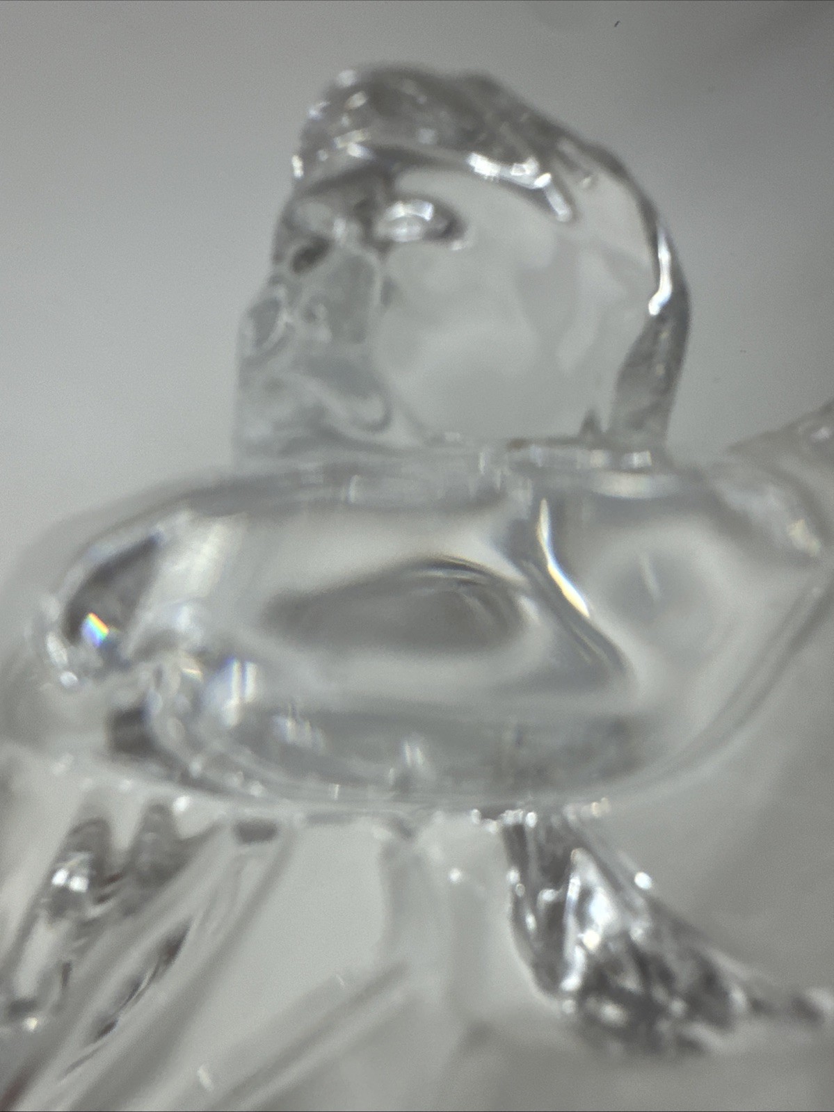 Vintage Waterford Crystal Male Golfer In Full Swing 6.5in