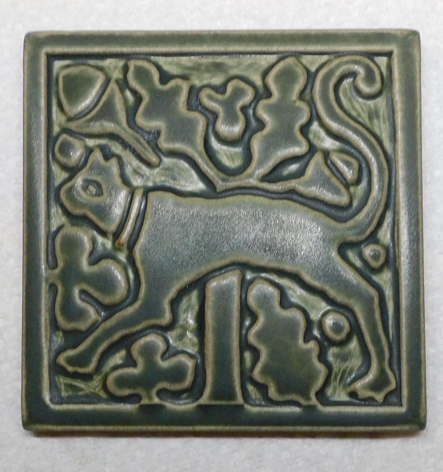 MOTAWI TILEWORKS Medieval CAT 6″ X 6 Left Facing