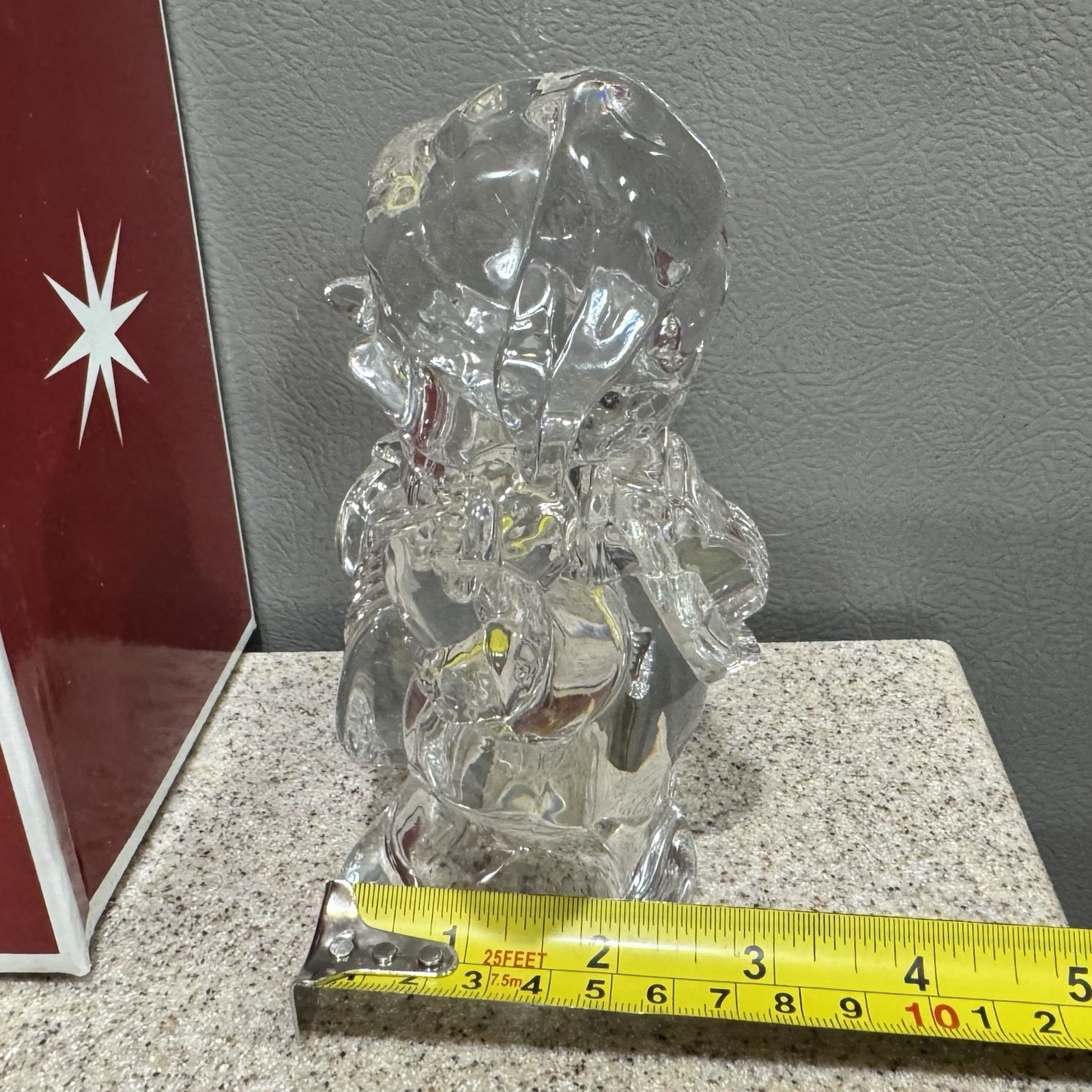 Mikasa Frosty’s Choir SNOWMAN Cello Full Lead Crystal Made Germany NIB!