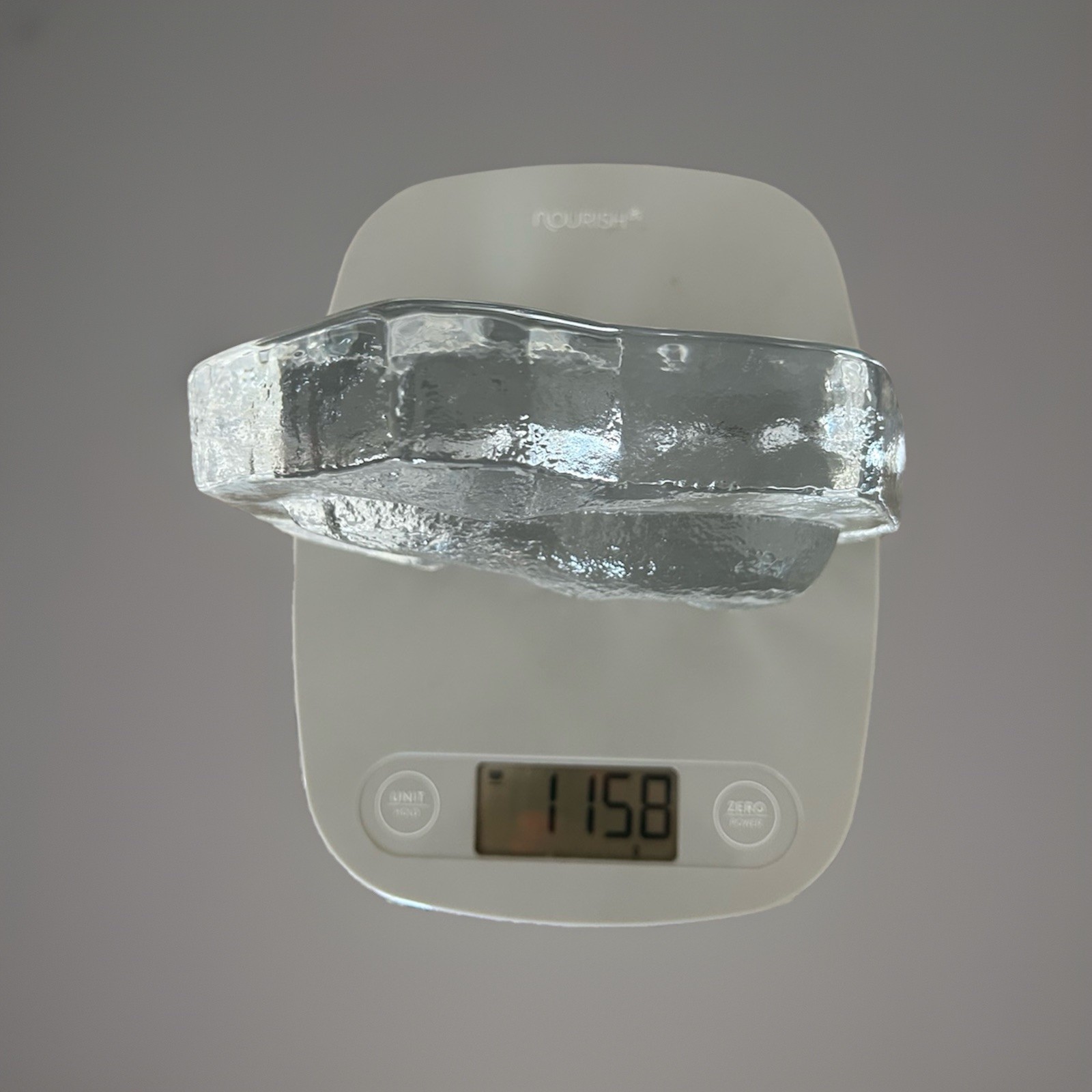 Vintage Polar Bear Art Glass Paperweight Iceberg Design 5.75” (2.5lb)