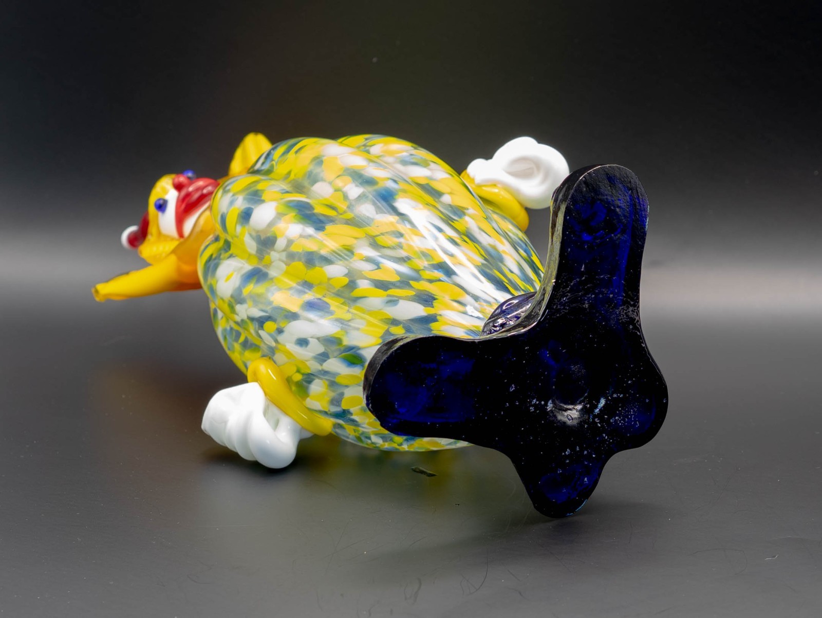 Vintage Murano Glass Clown Modern MId Century 11.5 Inches Tall