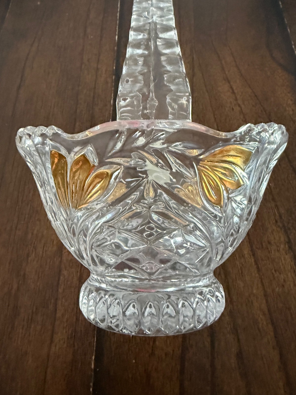 Anna hutte bleikristall lead crystal small basket