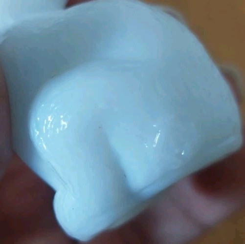 Vtg Boyd’s Crystal Art Glass Milk White HAZEL the KOALA Bear Marked EC UV Glow