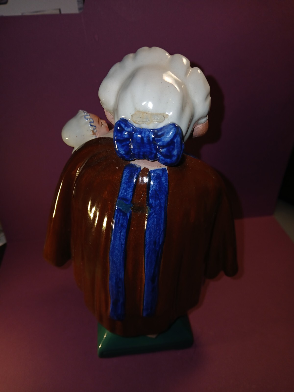Raphael Bordallo Pinheiro Ceramic sculpture,”Nanny from Calis”.