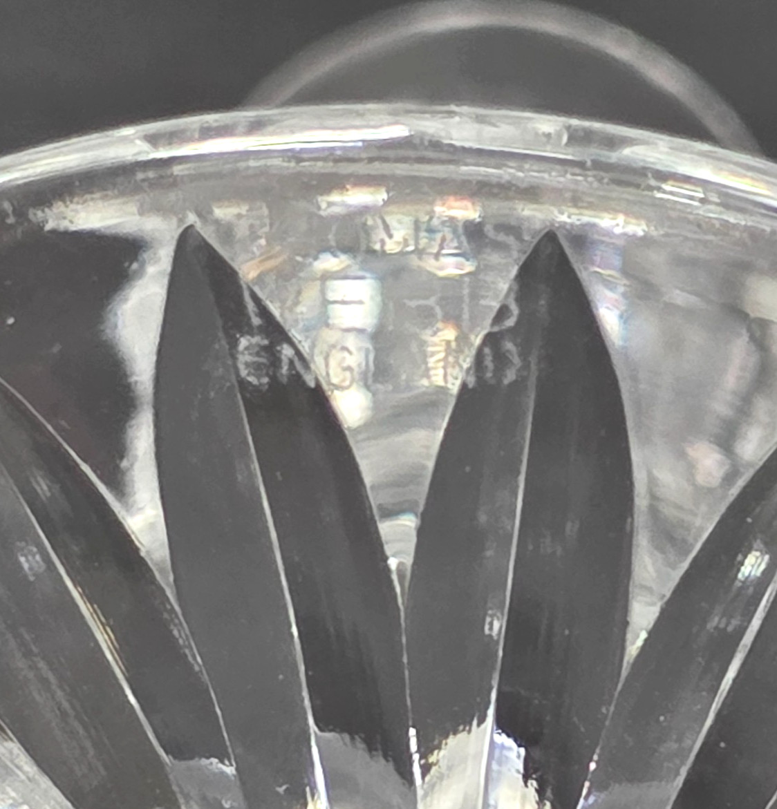 Thomas Webb London Cut Crystal Candle Holders Pair Signed England 5.75″ Tall Set